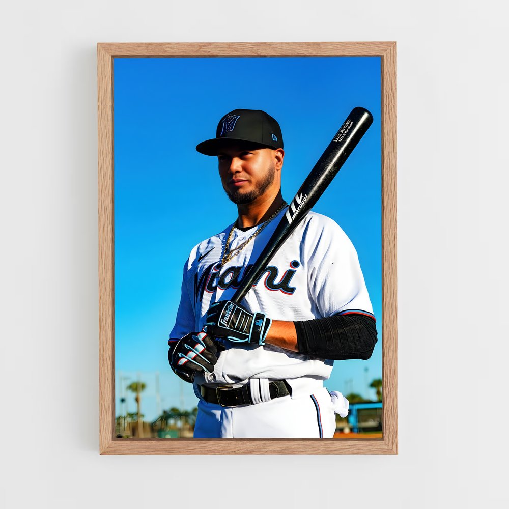 Poster Luis Arraez – affiche Baseball (vue 4)